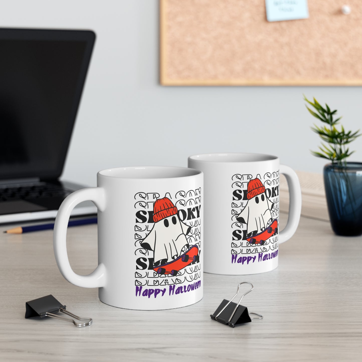 Taza de Cerámica 11oz - Halloween - Pequeño Fantasma - 02