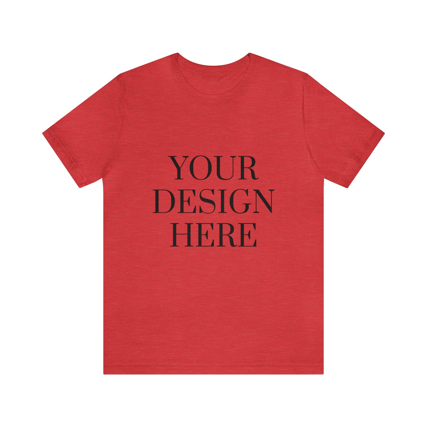 Camiseta de manga corta unisex Jersey - Personalizada - Tu diseño aquí - 01