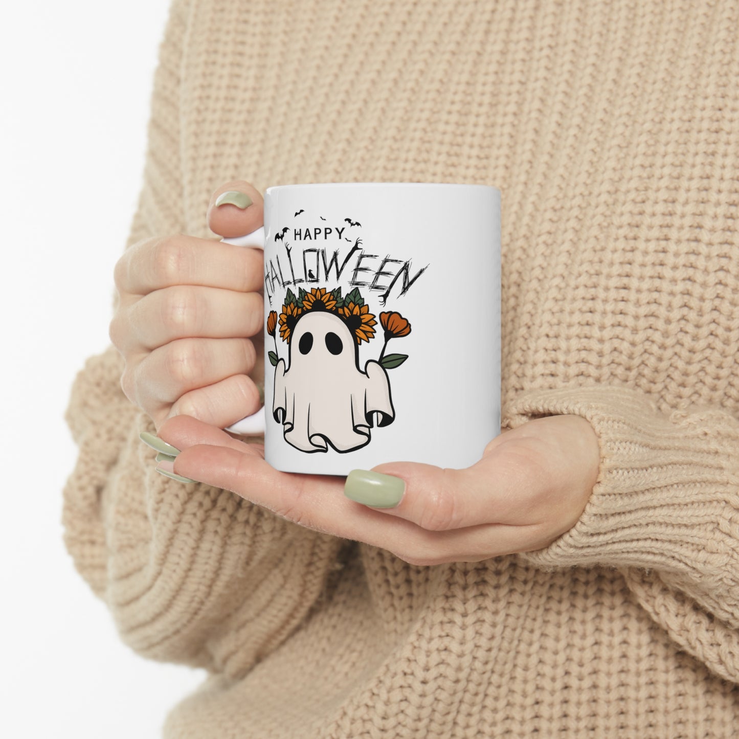Mug en céramique 11oz - Halloween - Petit Fantôme - 03
