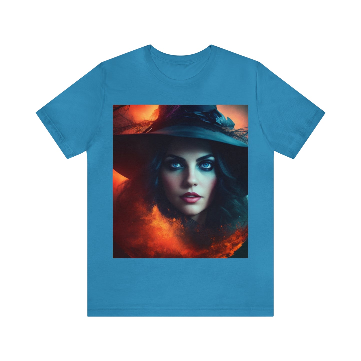 Camiseta de manga corta unisex Jersey - Halloween Witch AI - 07