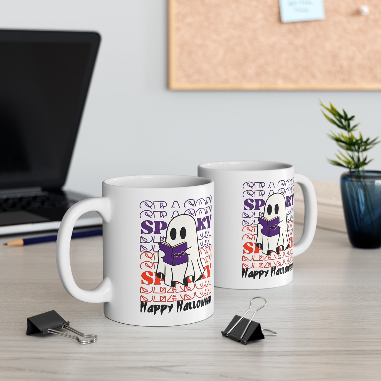 Mug en céramique 11oz - Halloween - Petit Fantôme - 07