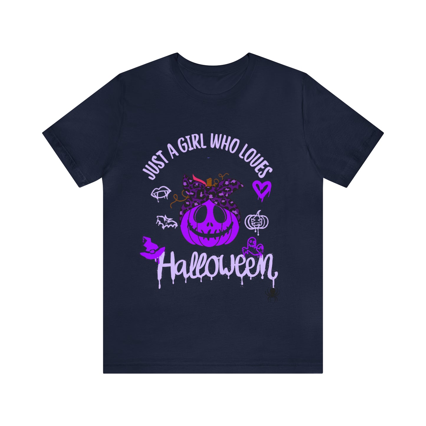 Camiseta de manga corta Unisex Jersey - Halloween - Sólo una niña - 02