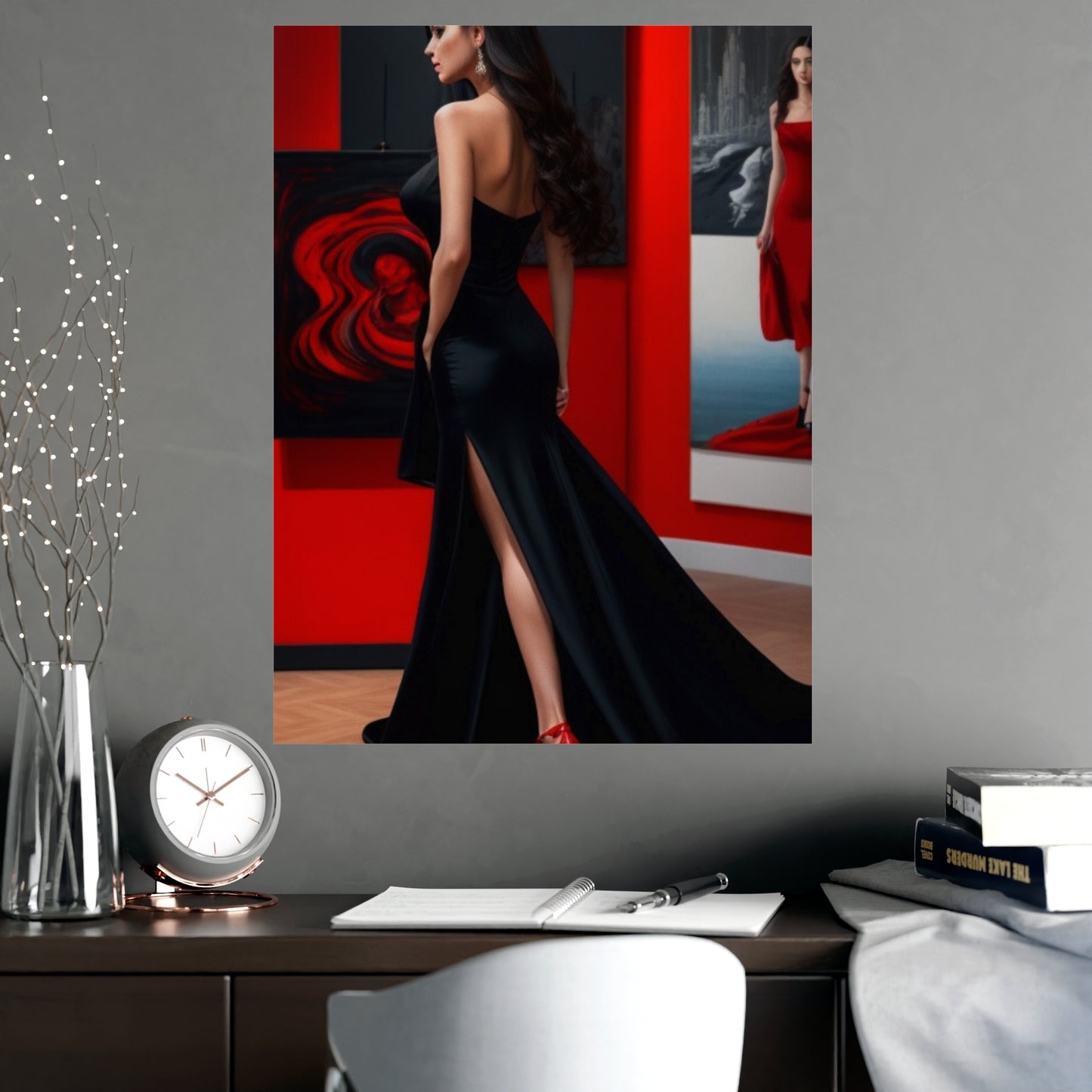 Posters - Elegant woman - Vertical Matte Posters - 01