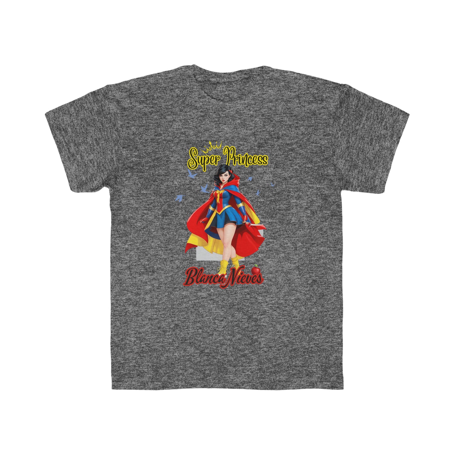 Camiseta de corte regular para niños - Princesas Heroína Blancanieves - 01