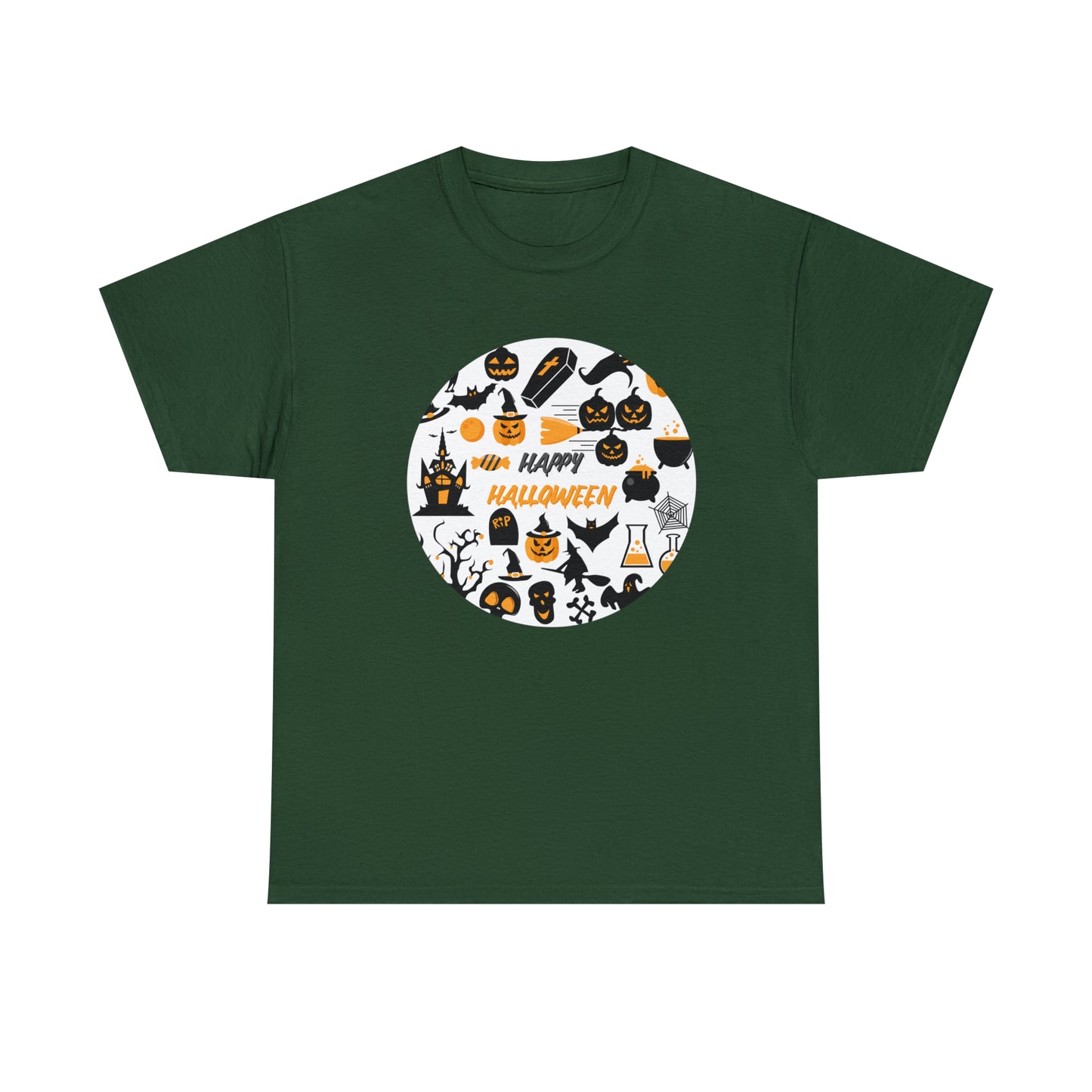 Tee-shirt unisexe en coton lourd - Joyeux Halloween