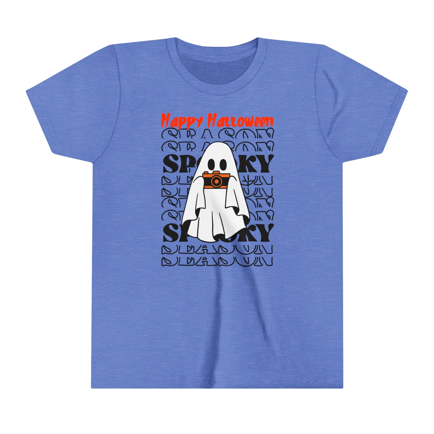 T-shirt à manches courtes pour jeunes - Halloween - Petit Fantôme - 08