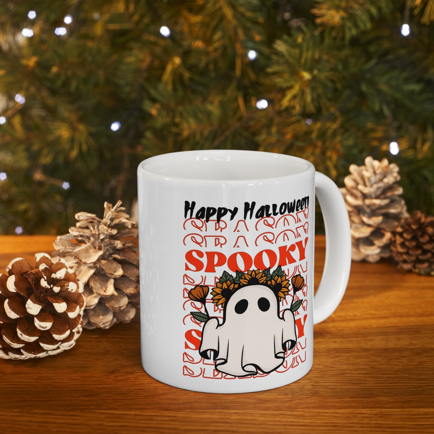 Taza de Cerámica 11oz - Halloween - Pequeño Fantasma - 11