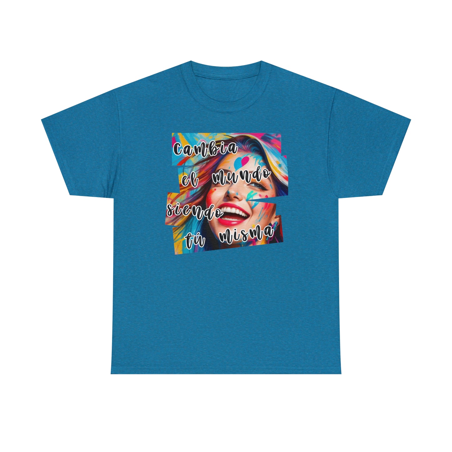 Camiseta unisex de algodón pesado - Amor y libertad - 01