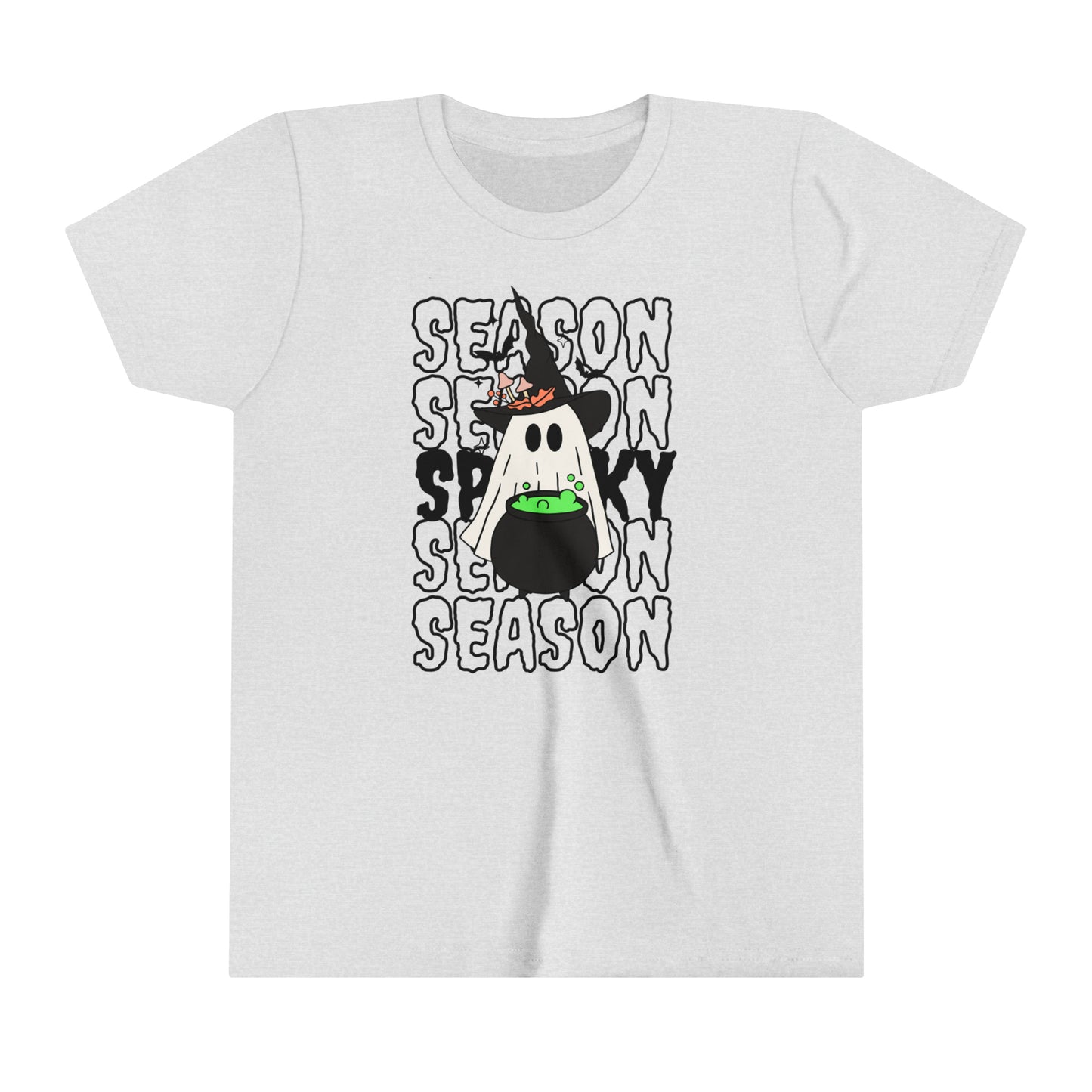 T-shirt à manches courtes pour jeunes - Halloween - Petit Fantôme - 14