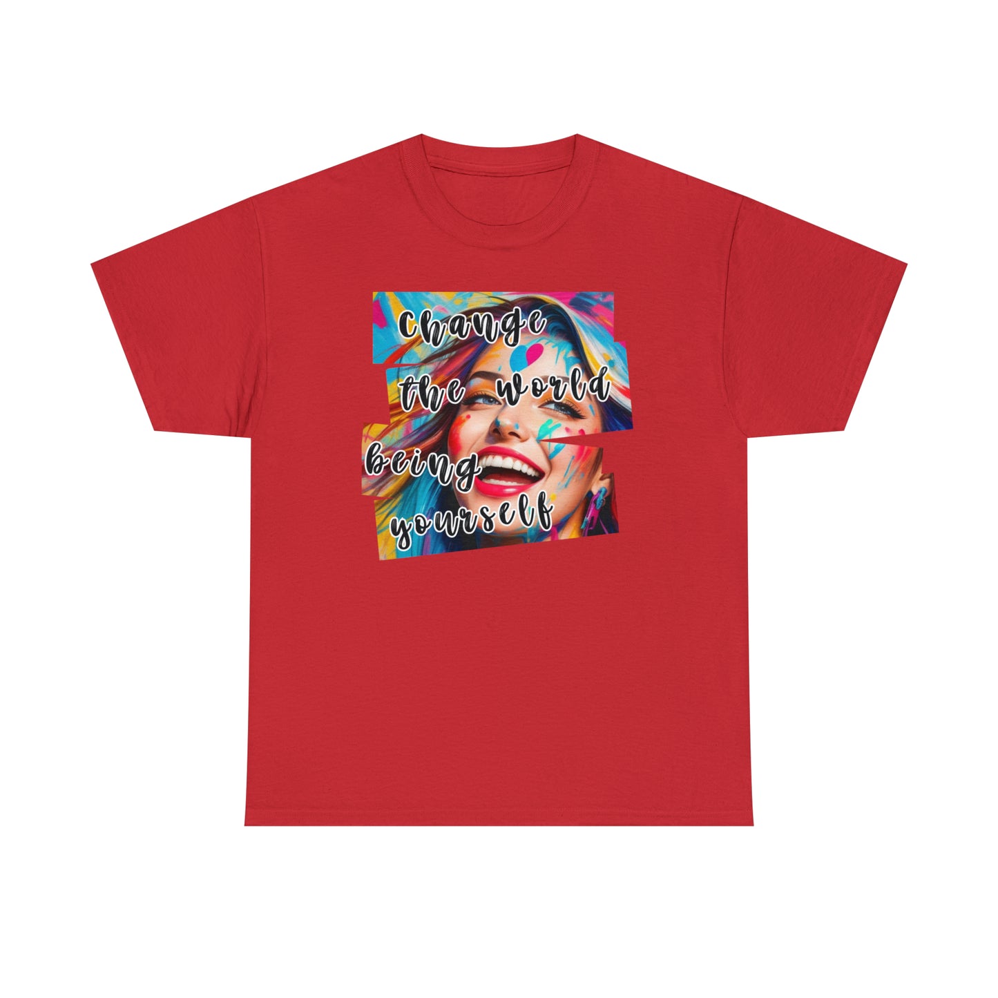 Camiseta unisex de algodón pesado - Amor y libertad - 02