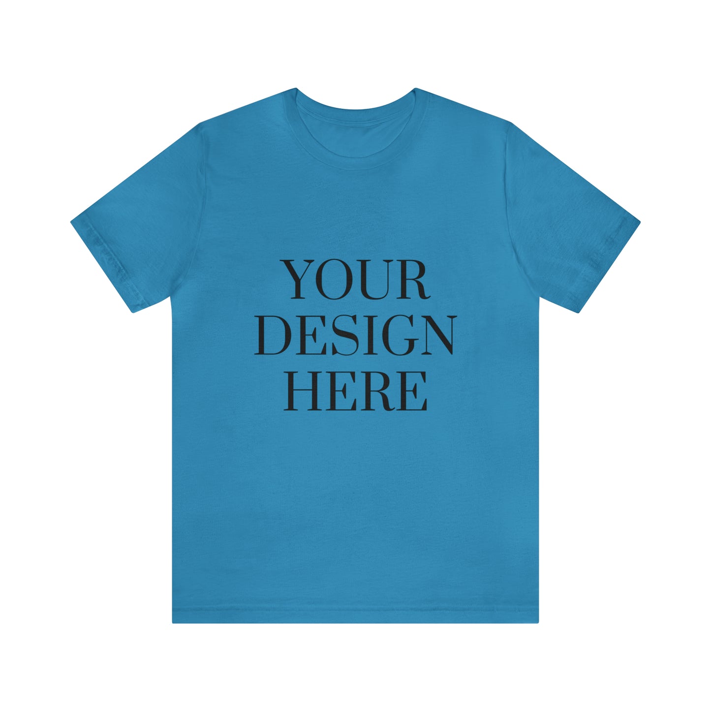 Camiseta de manga corta unisex Jersey - Personalizada - Tu diseño aquí - 01
