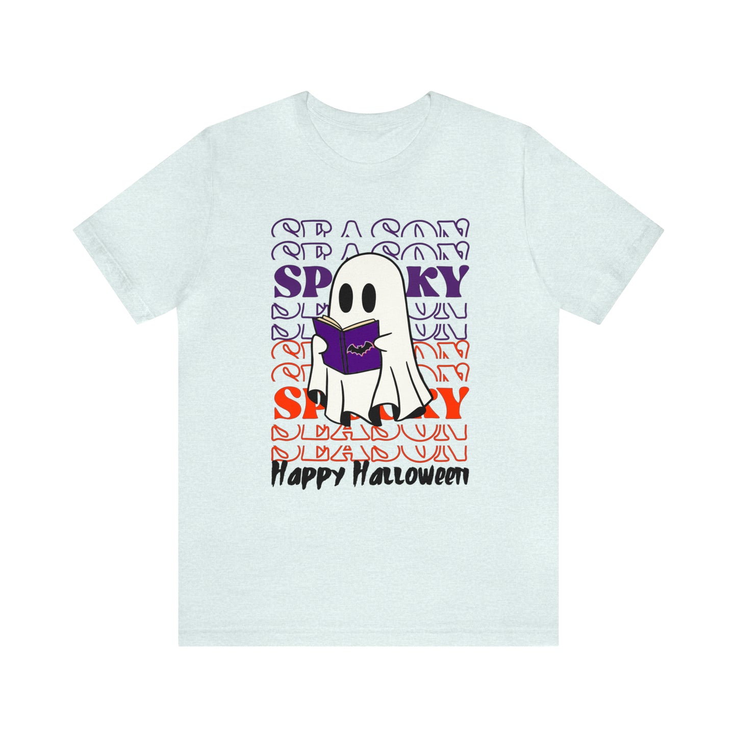 Tee-shirt à manches courtes en jersey unisexe - Halloween - Petit Fantôme - 07
