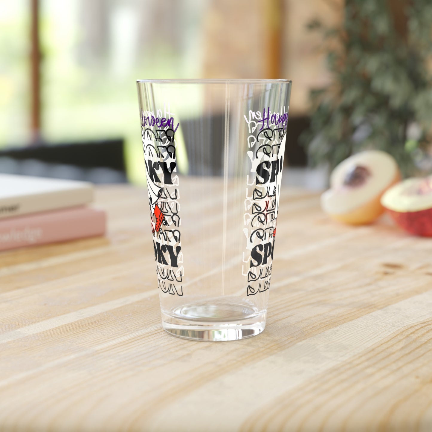 Vaso de pinta, 16 oz - Halloween - Pequeño fantasma - 10