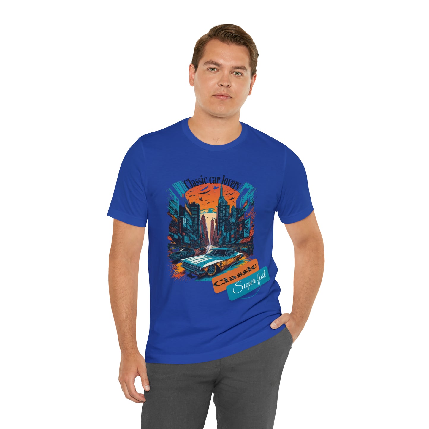 Camiseta Jersey Manga Corta - Coche Clásico - 01