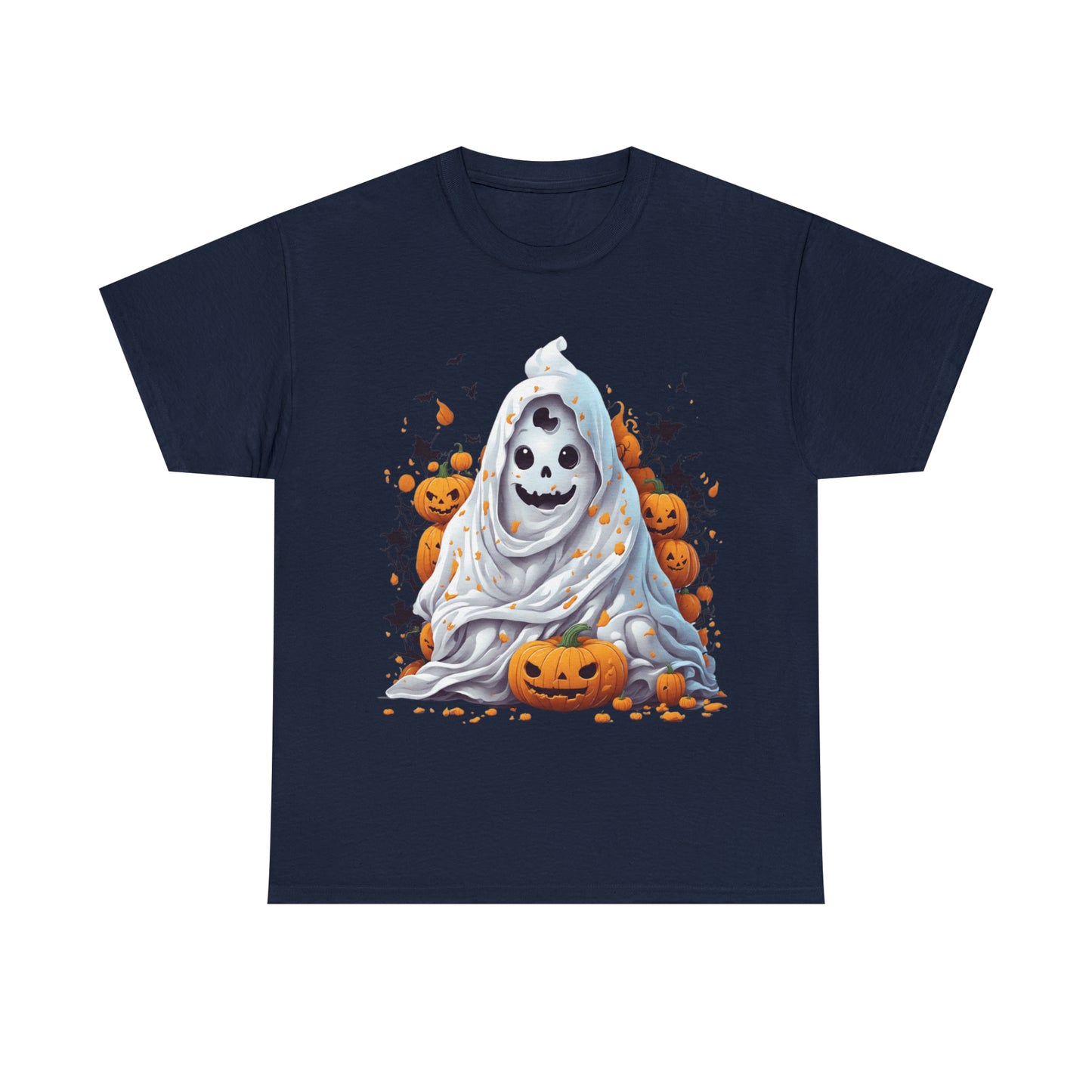 Camiseta unisex de algodón pesado - Fantasma de Halloween