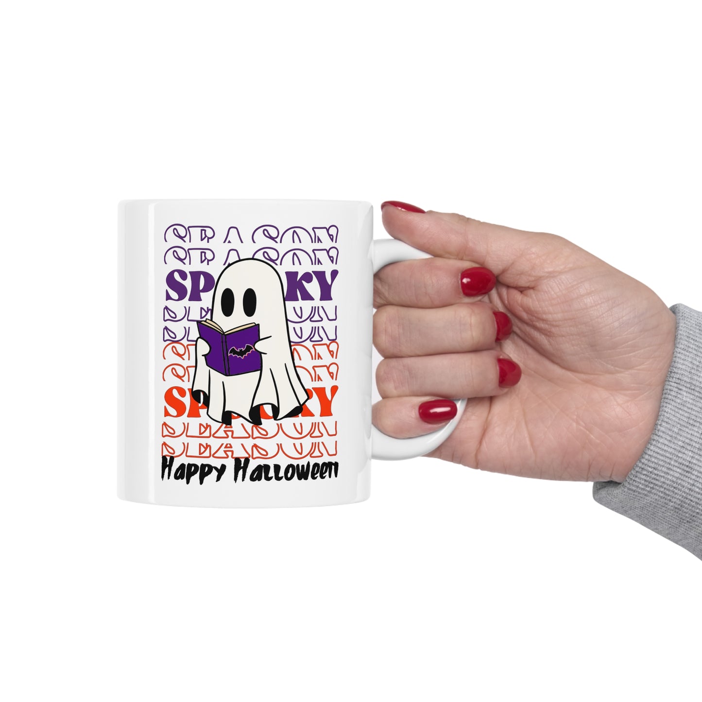 Mug en céramique 11oz - Halloween - Petit Fantôme - 07