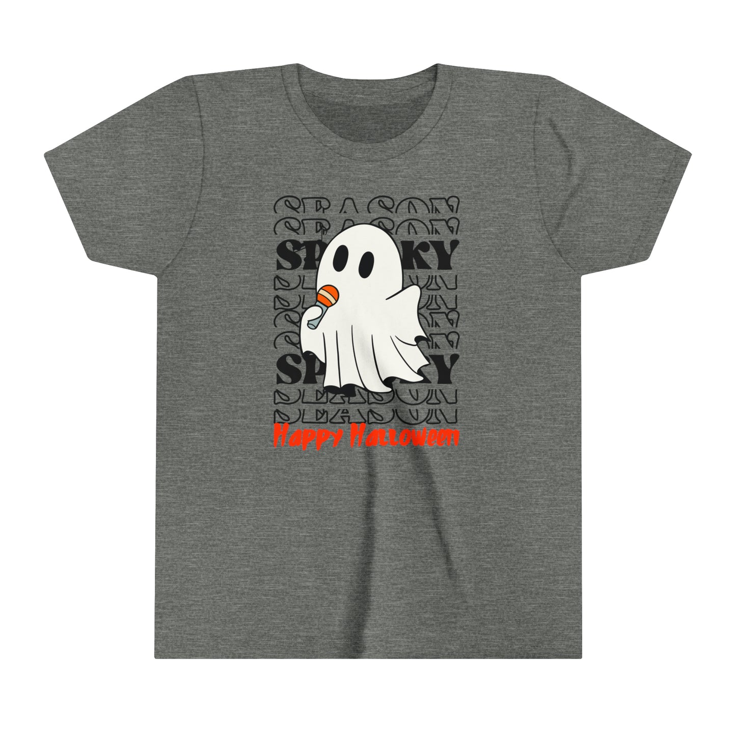 T-shirt à manches courtes pour jeunes - Halloween - Petit Fantôme - 06