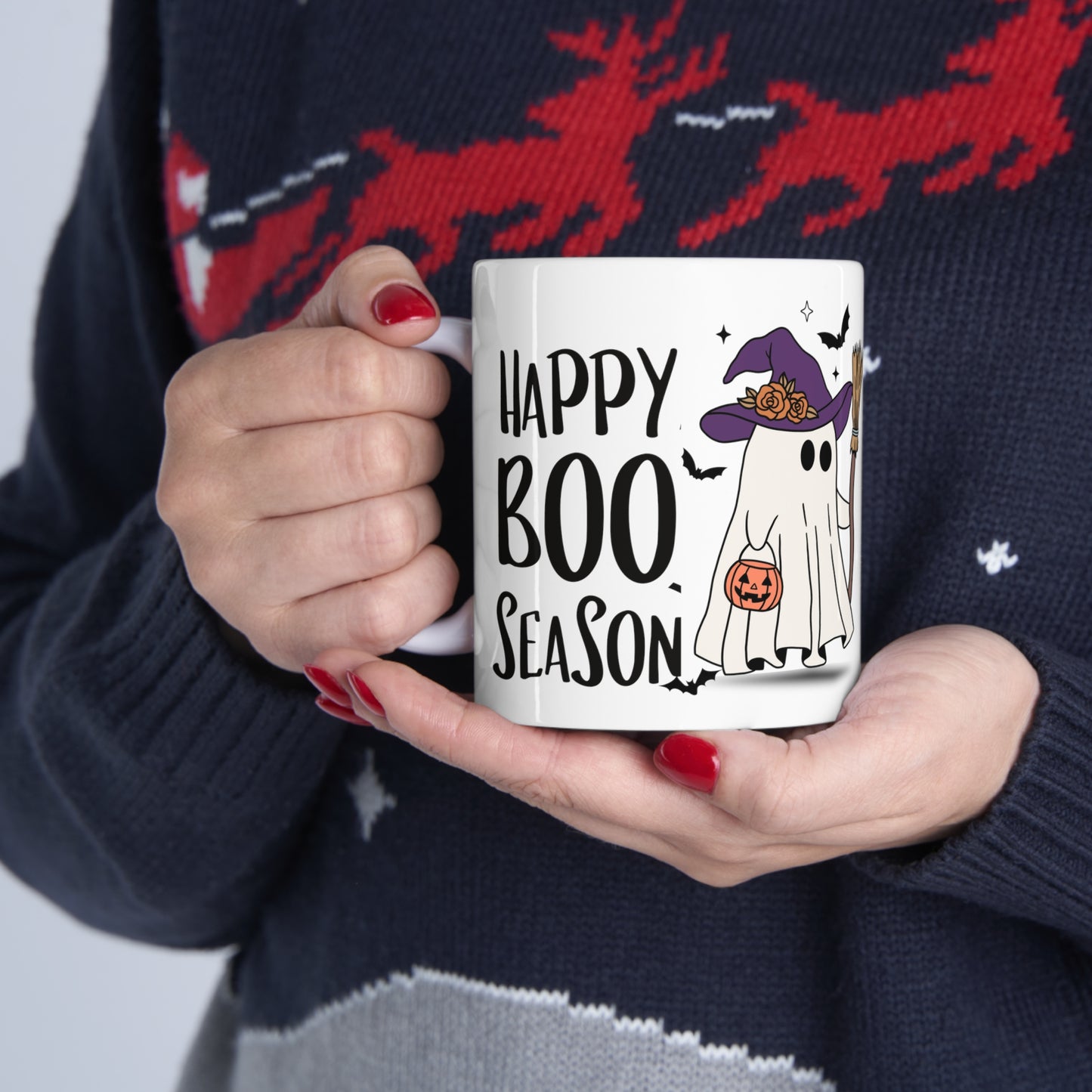 Taza de Cerámica 11oz - Halloween - Pequeño Fantasma - 21