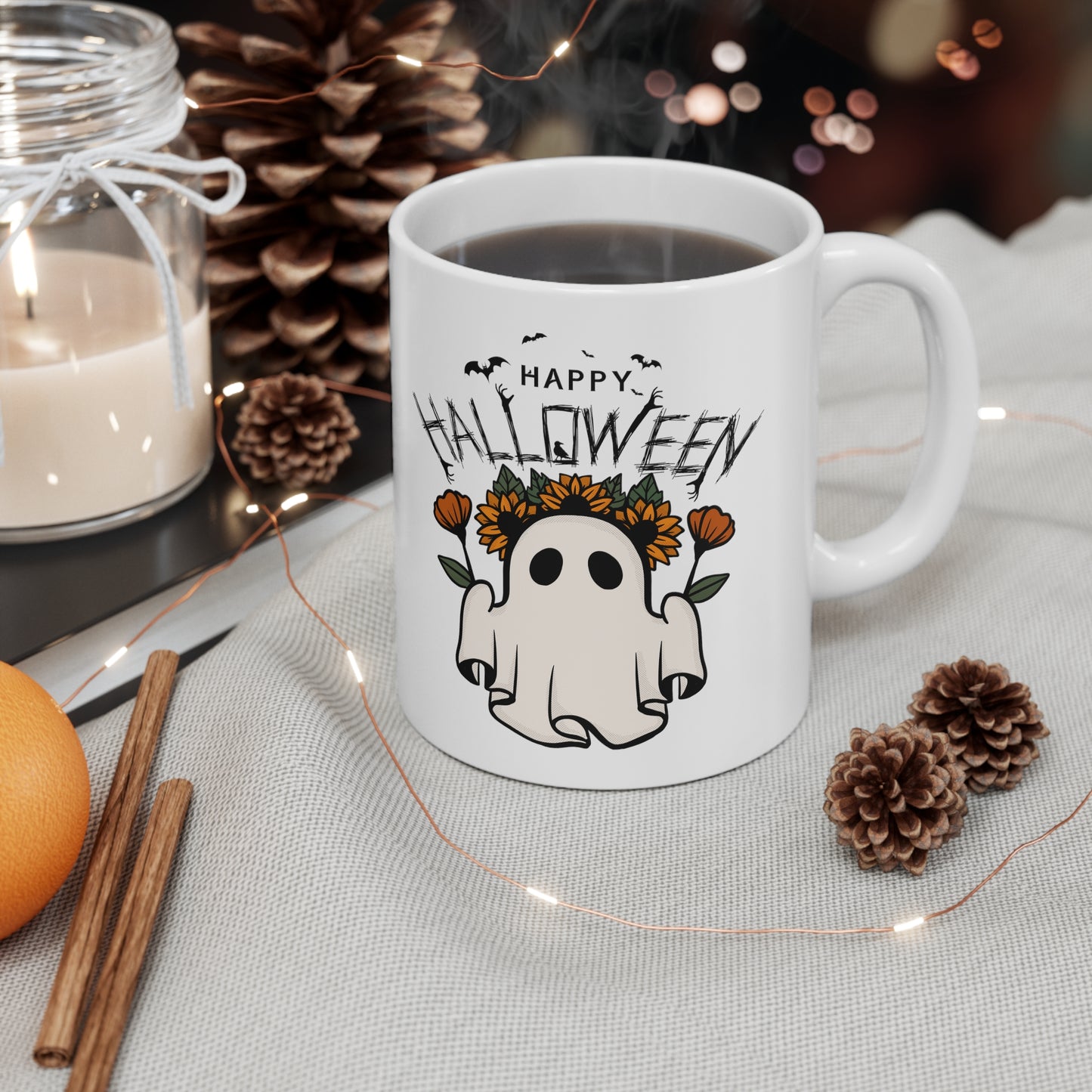 Mug en céramique 11oz - Halloween - Petit Fantôme - 03