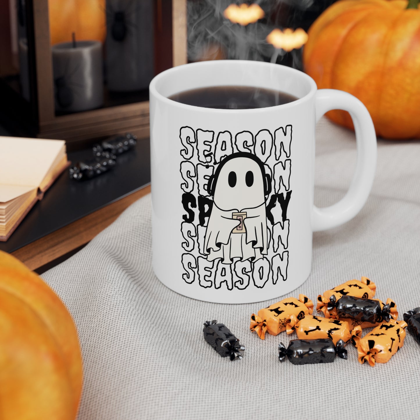Mug en céramique 11oz - Halloween - Petit Fantôme - 16