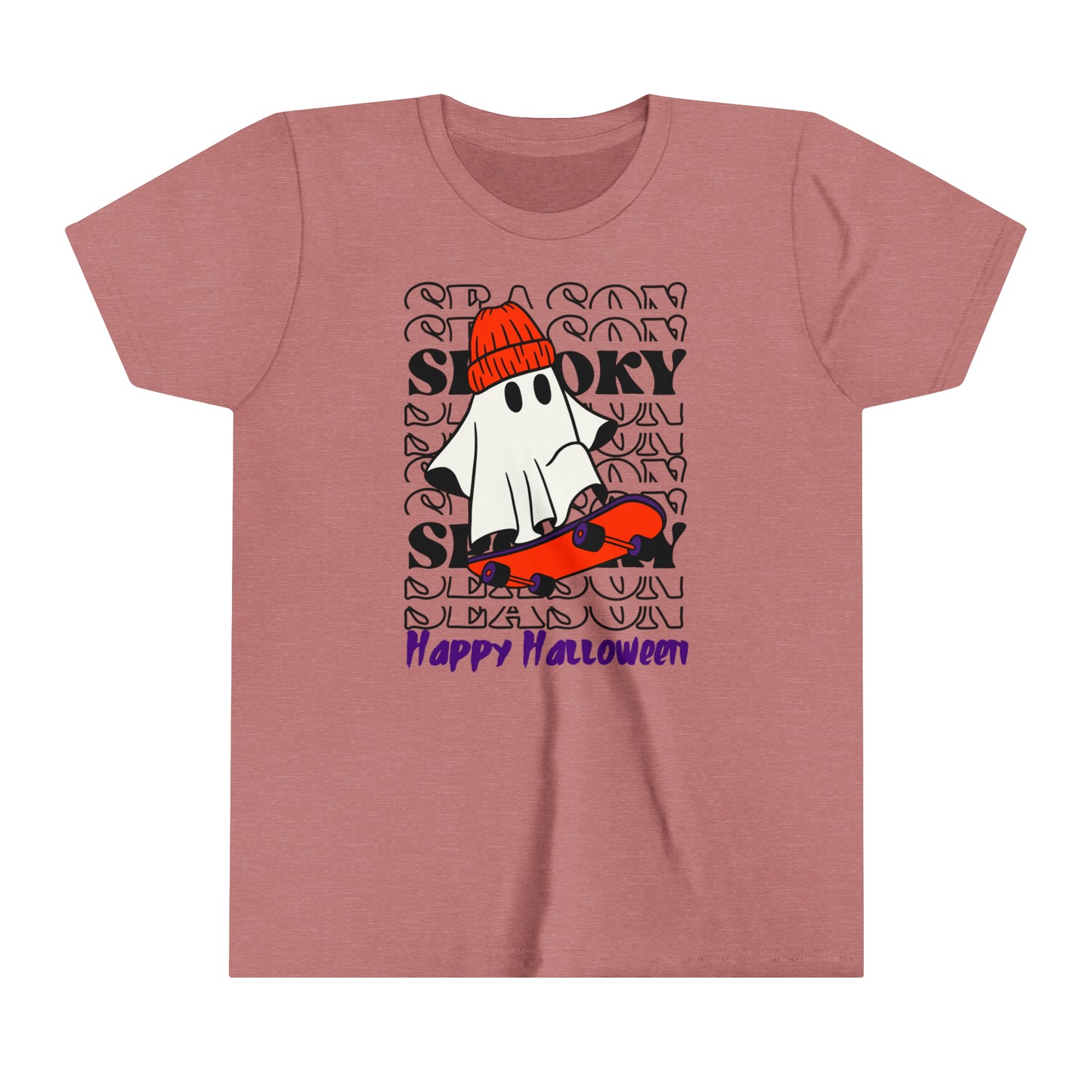 T-shirt à manches courtes pour jeunes - Halloween - Petit Fantôme - 02