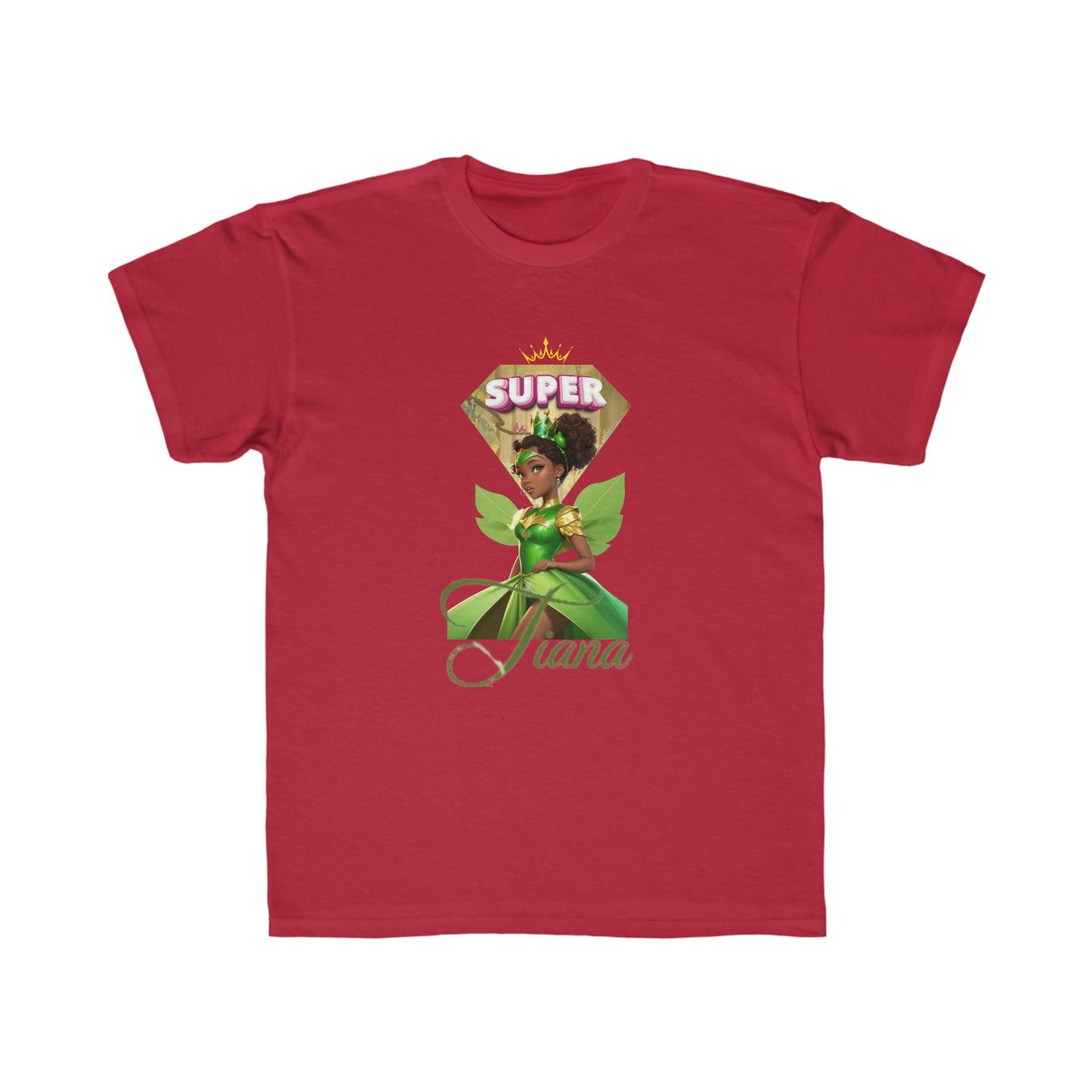 Camiseta de corte regular para niños - Princesas Heroína Tiana