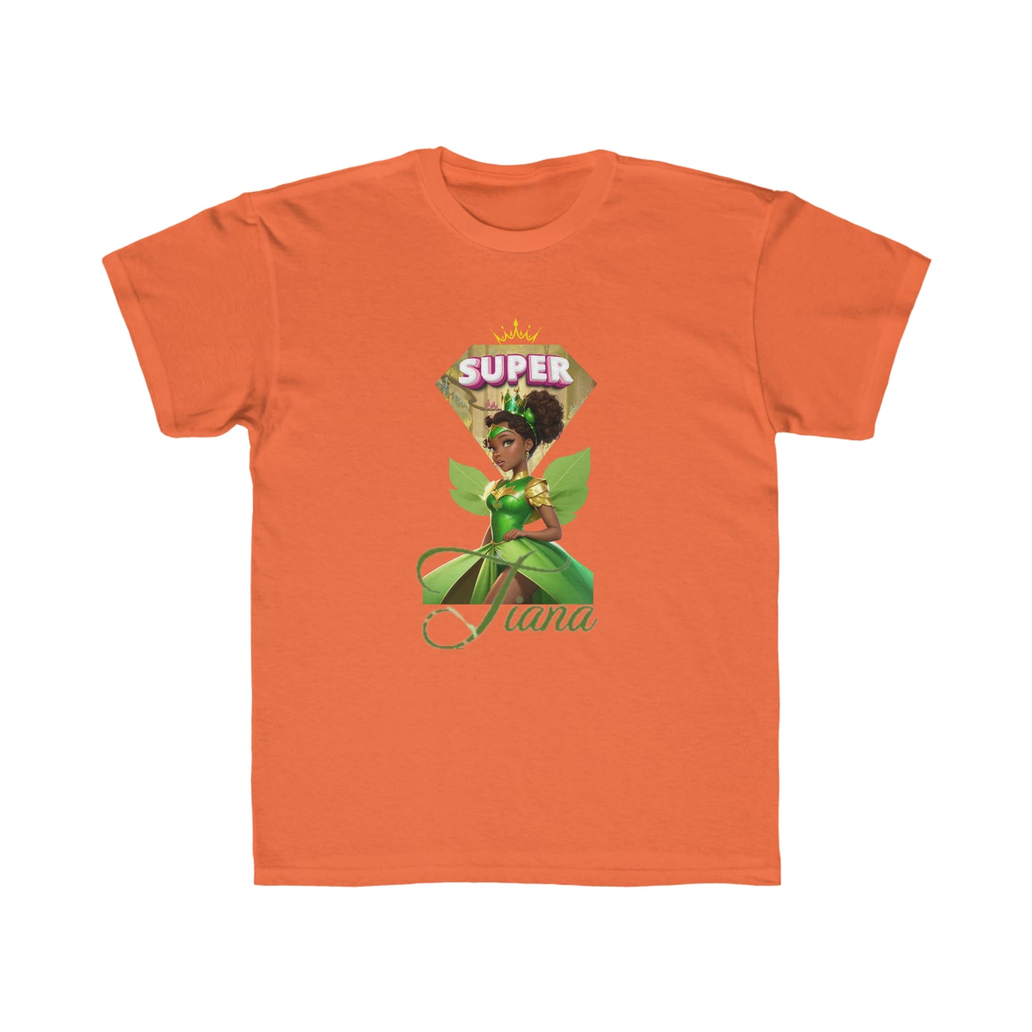 Camiseta de corte regular para niños - Princesas Heroína Tiana