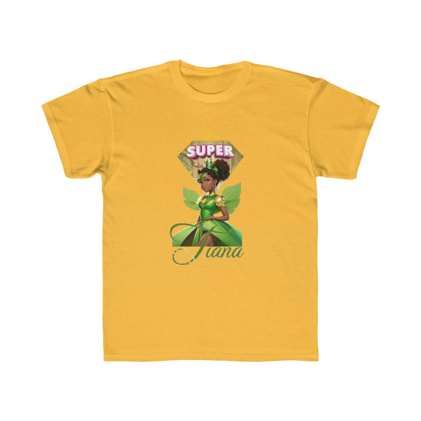 Camiseta de corte regular para niños - Princesas Heroína Tiana