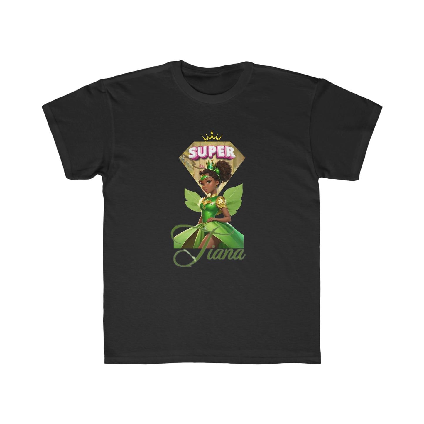 Camiseta de corte regular para niños - Princesas Heroína Tiana