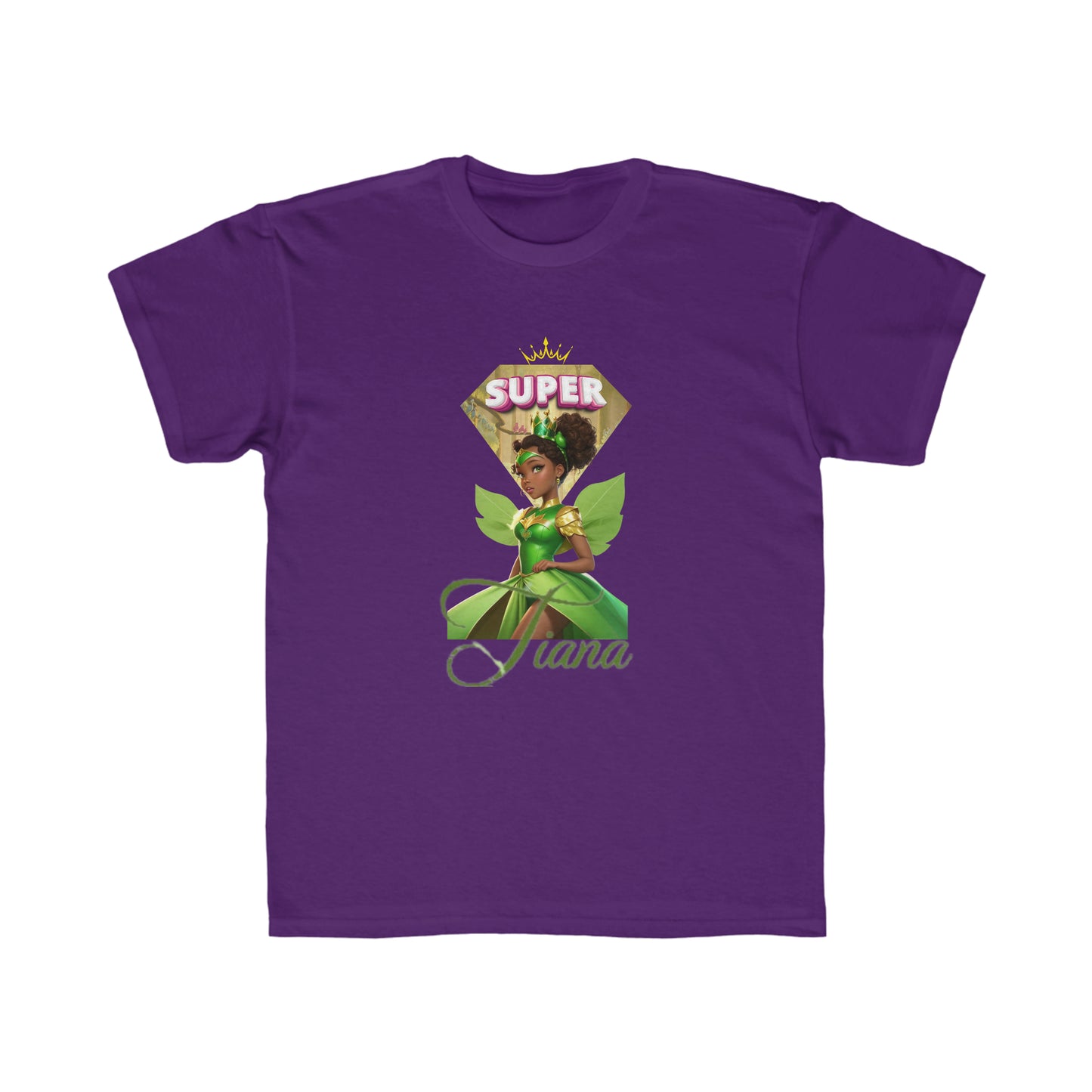 Camiseta de corte regular para niños - Princesas Heroína Tiana