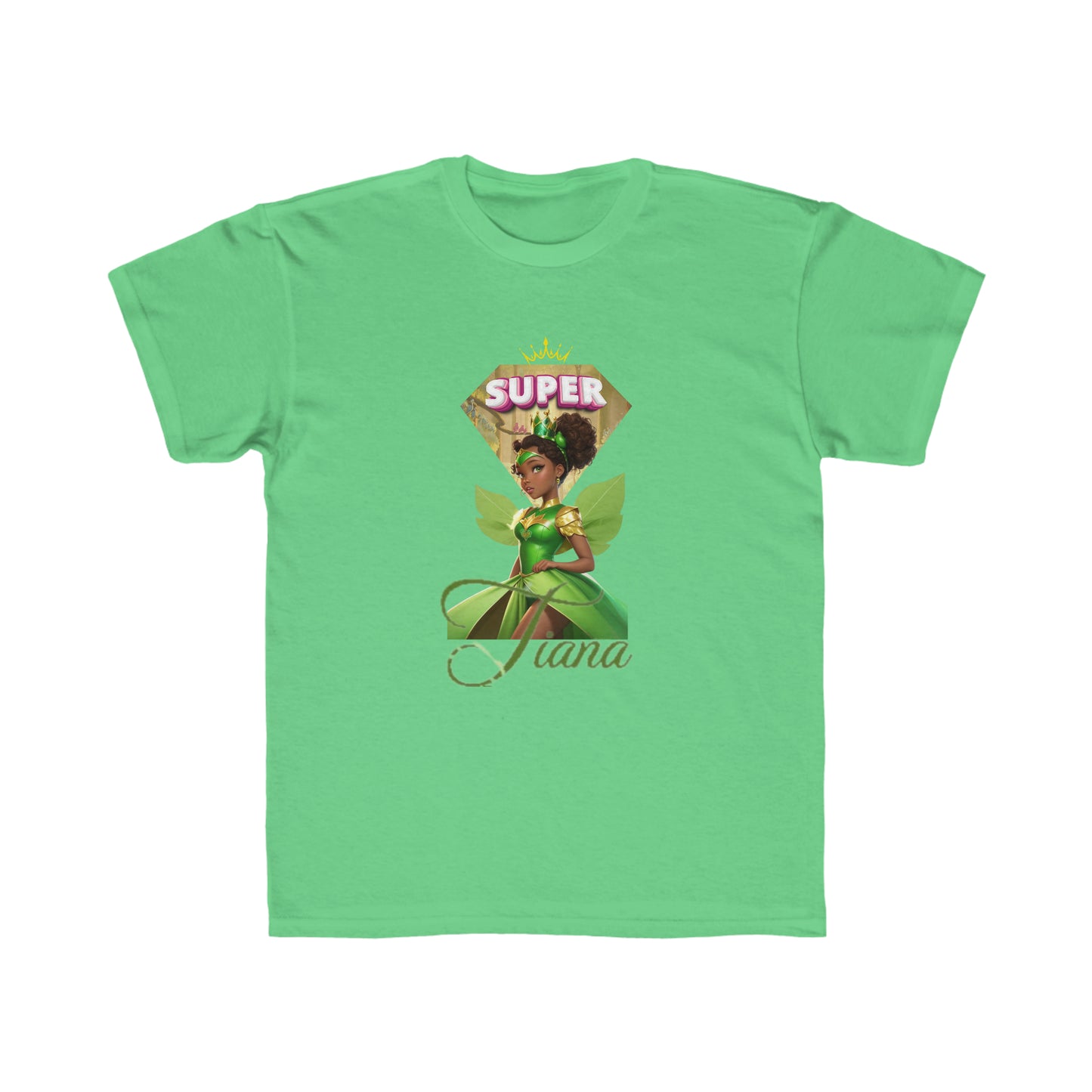 Camiseta de corte regular para niños - Princesas Heroína Tiana