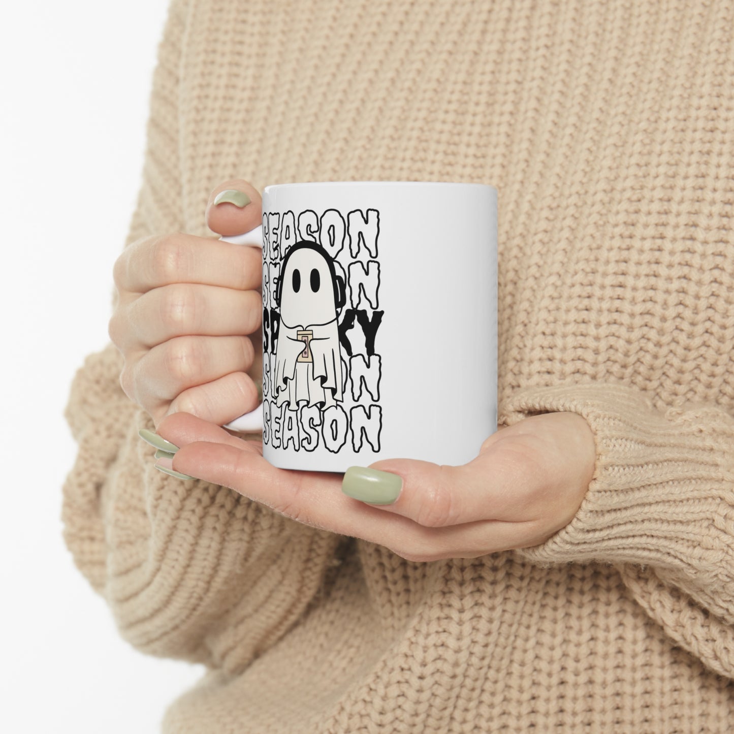 Mug en céramique 11oz - Halloween - Petit Fantôme - 16