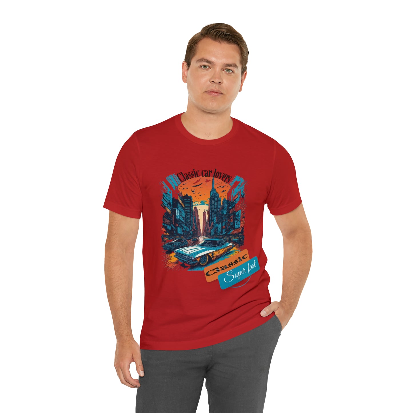 Camiseta Jersey Manga Corta - Coche Clásico - 01