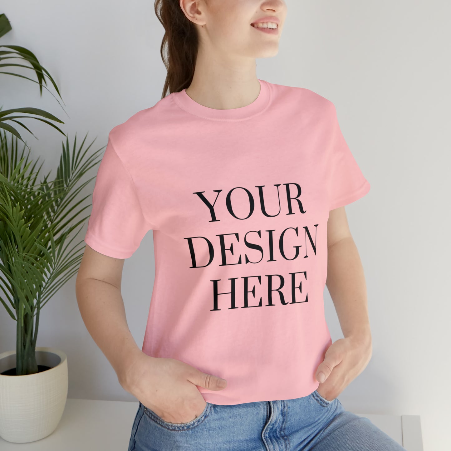 Camiseta de manga corta unisex Jersey - Personalizada - Tu diseño aquí - 01