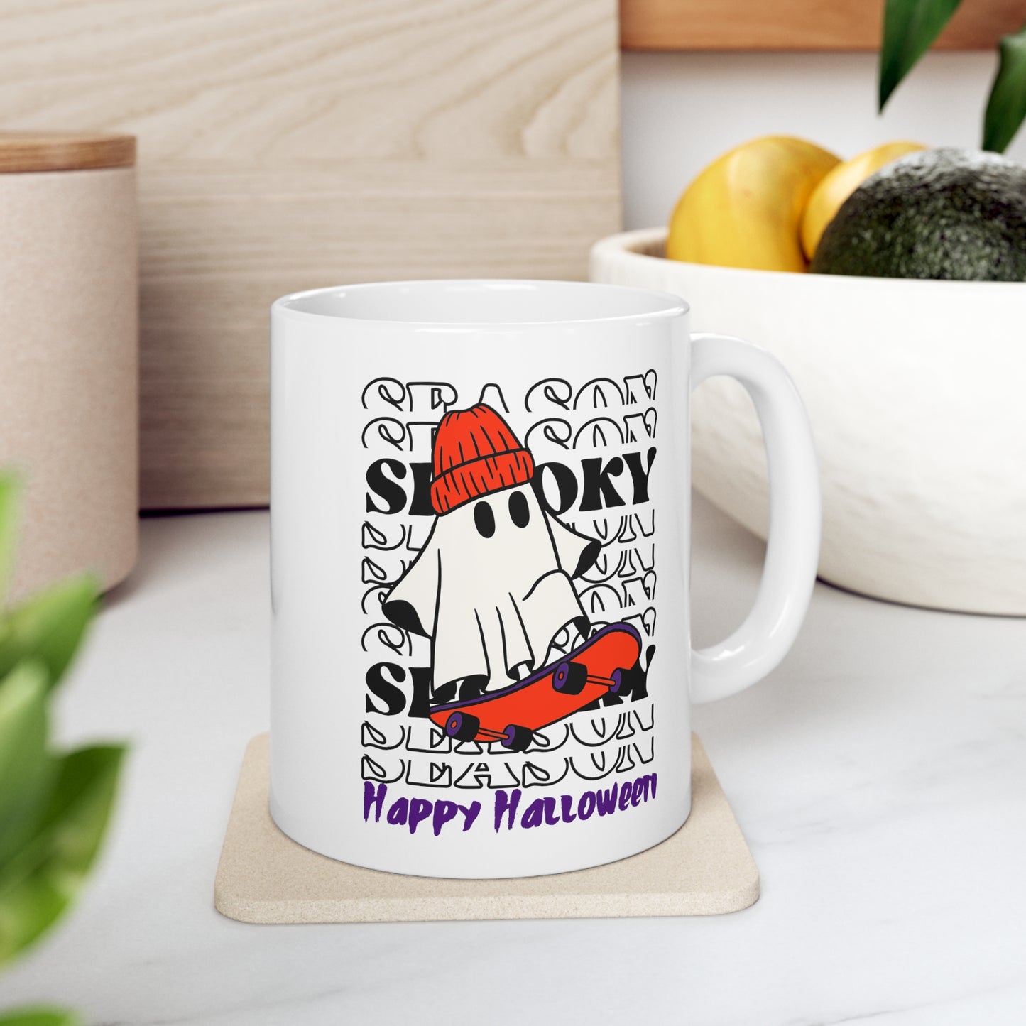 Taza de Cerámica 11oz - Halloween - Pequeño Fantasma - 02