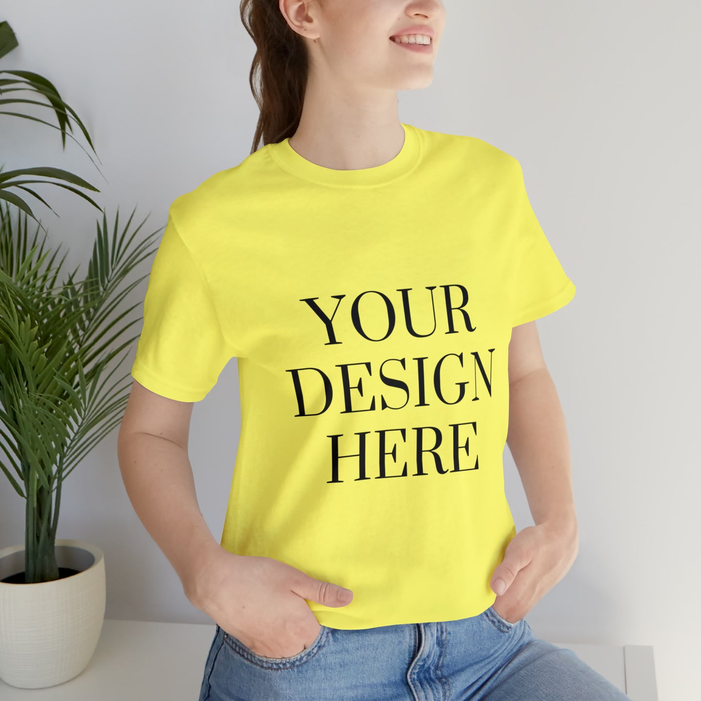 Camiseta de manga corta unisex Jersey - Personalizada - Tu diseño aquí - 01