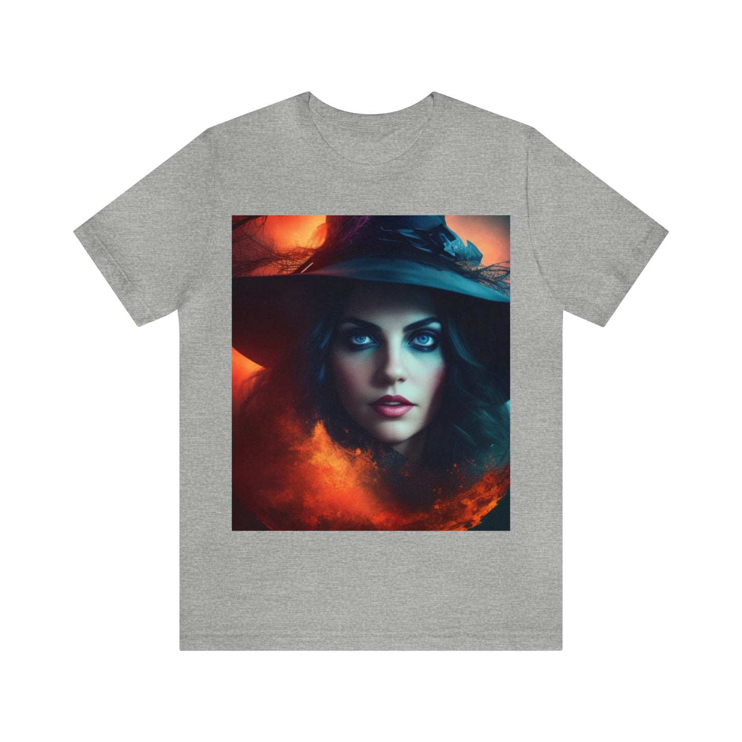 Camiseta de manga corta unisex Jersey - Halloween Witch AI - 07