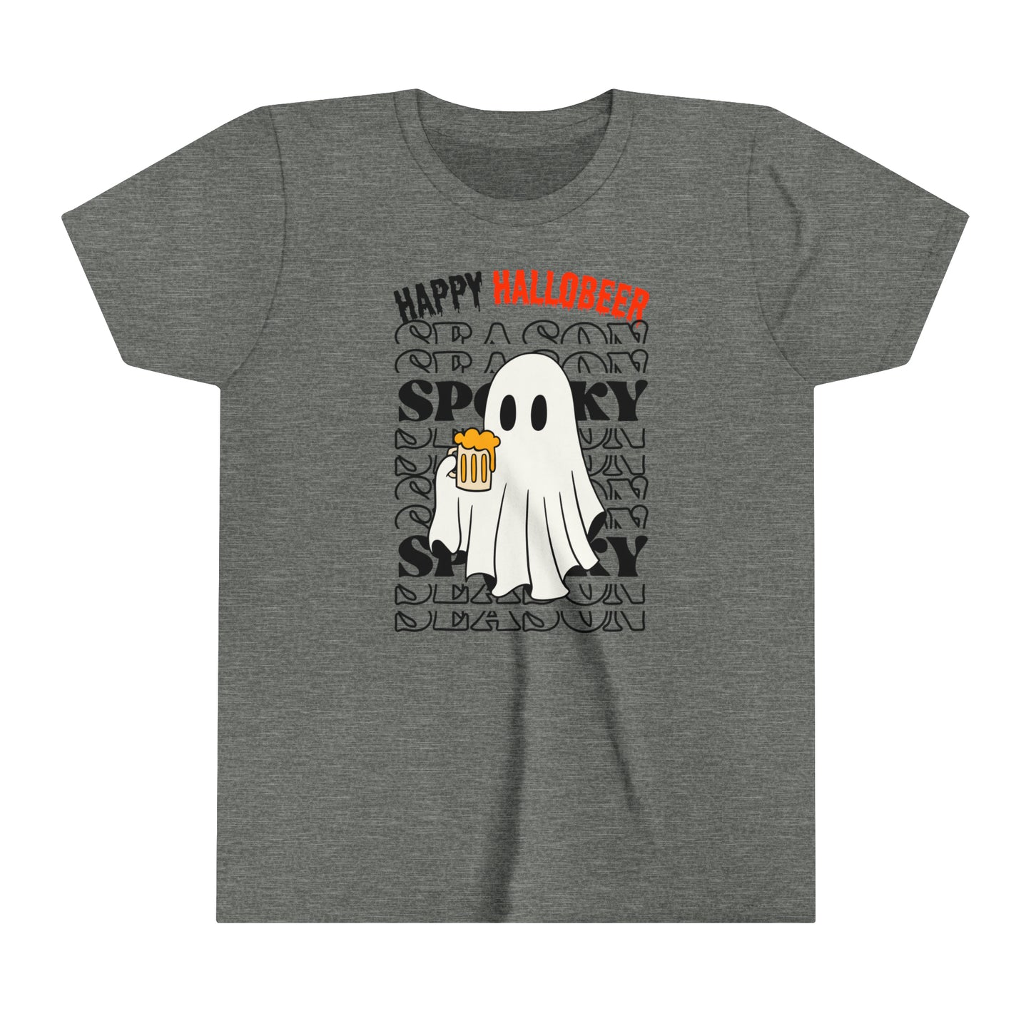 T-shirt à manches courtes pour jeunes - Halloween - Petit Fantôme - 01