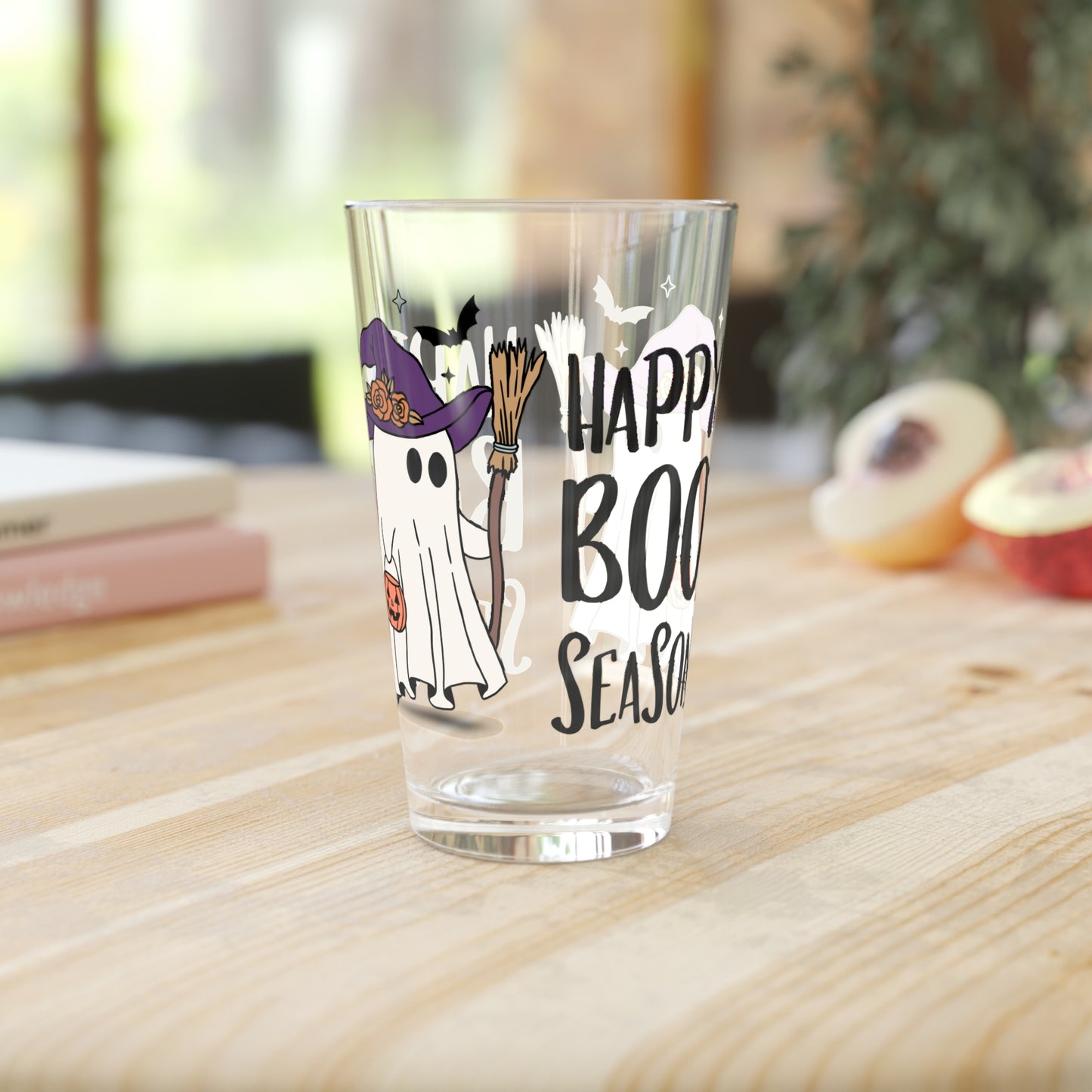 Vaso de pinta, 16 oz - Halloween - Pequeño fantasma - 21