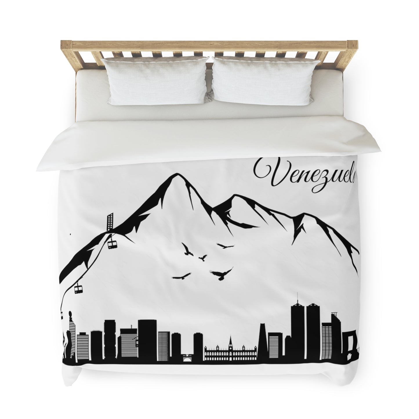 Duvet Cover - Silhouette of Caracas