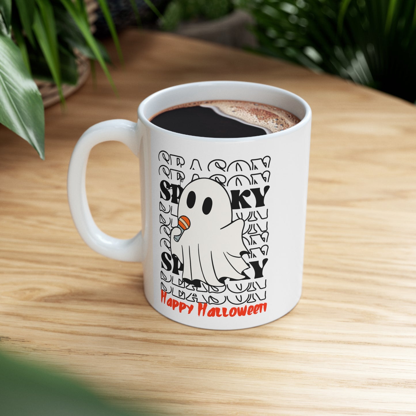 Taza de Cerámica 11oz - Halloween - Pequeño Fantasma - 06
