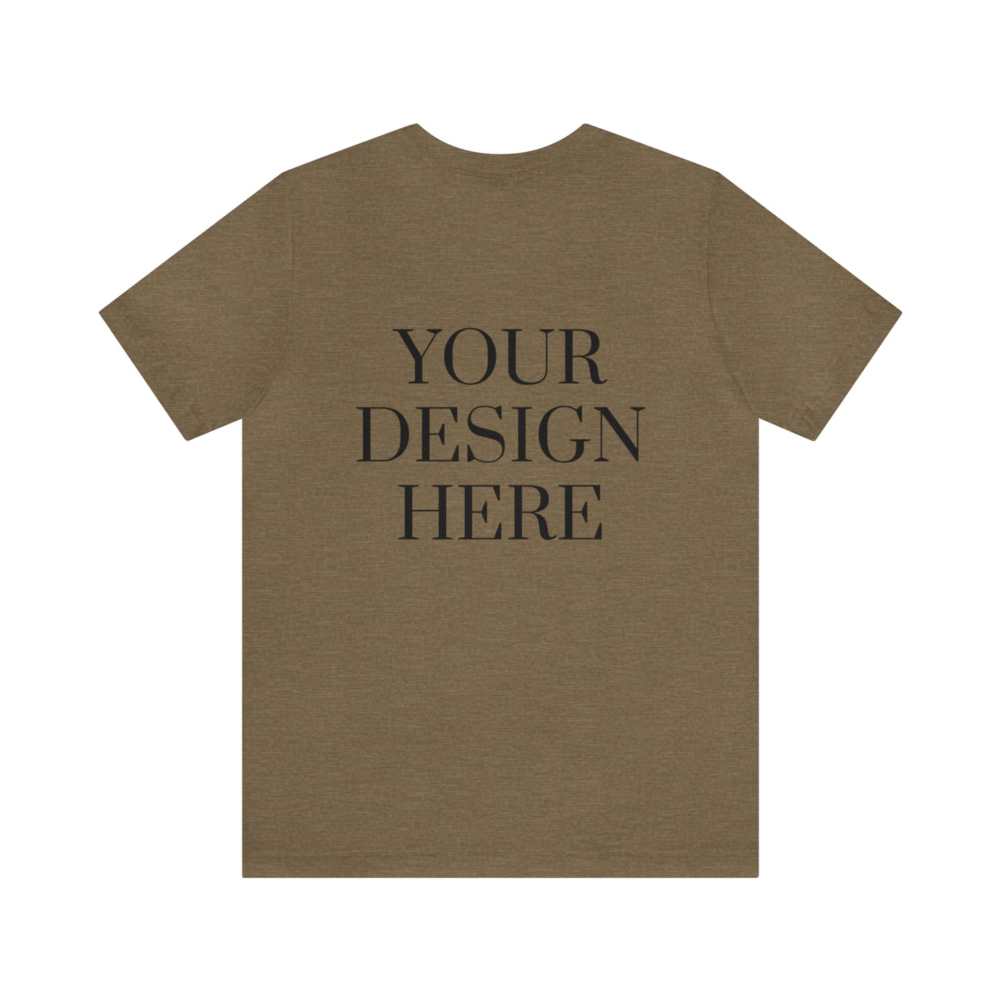Camiseta de manga corta unisex Jersey - Personalizada - Tu diseño aquí - 01