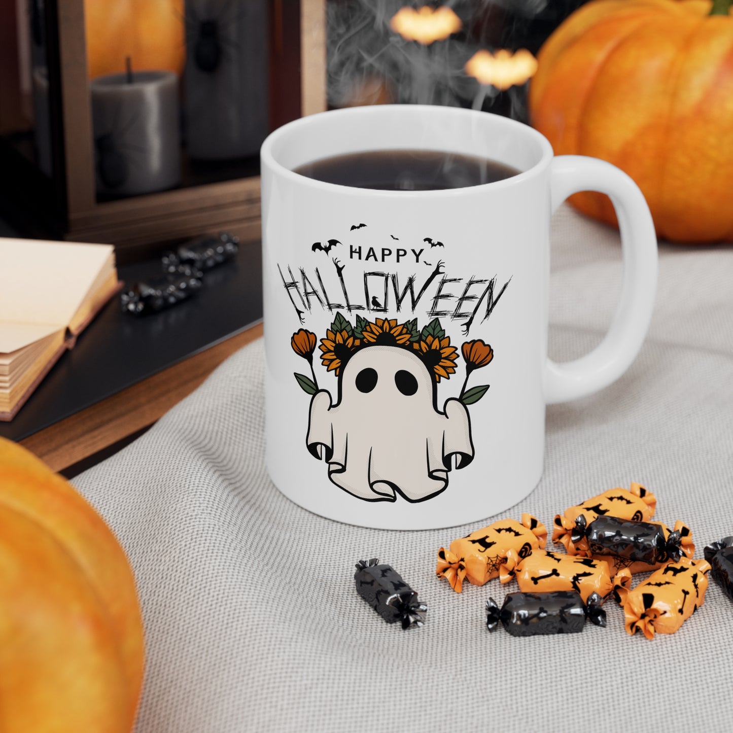 Mug en céramique 11oz - Halloween - Petit Fantôme - 03