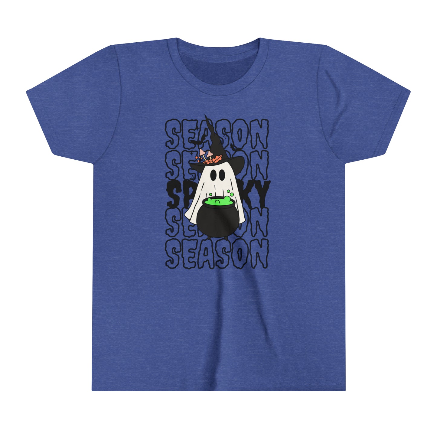 T-shirt à manches courtes pour jeunes - Halloween - Petit Fantôme - 14