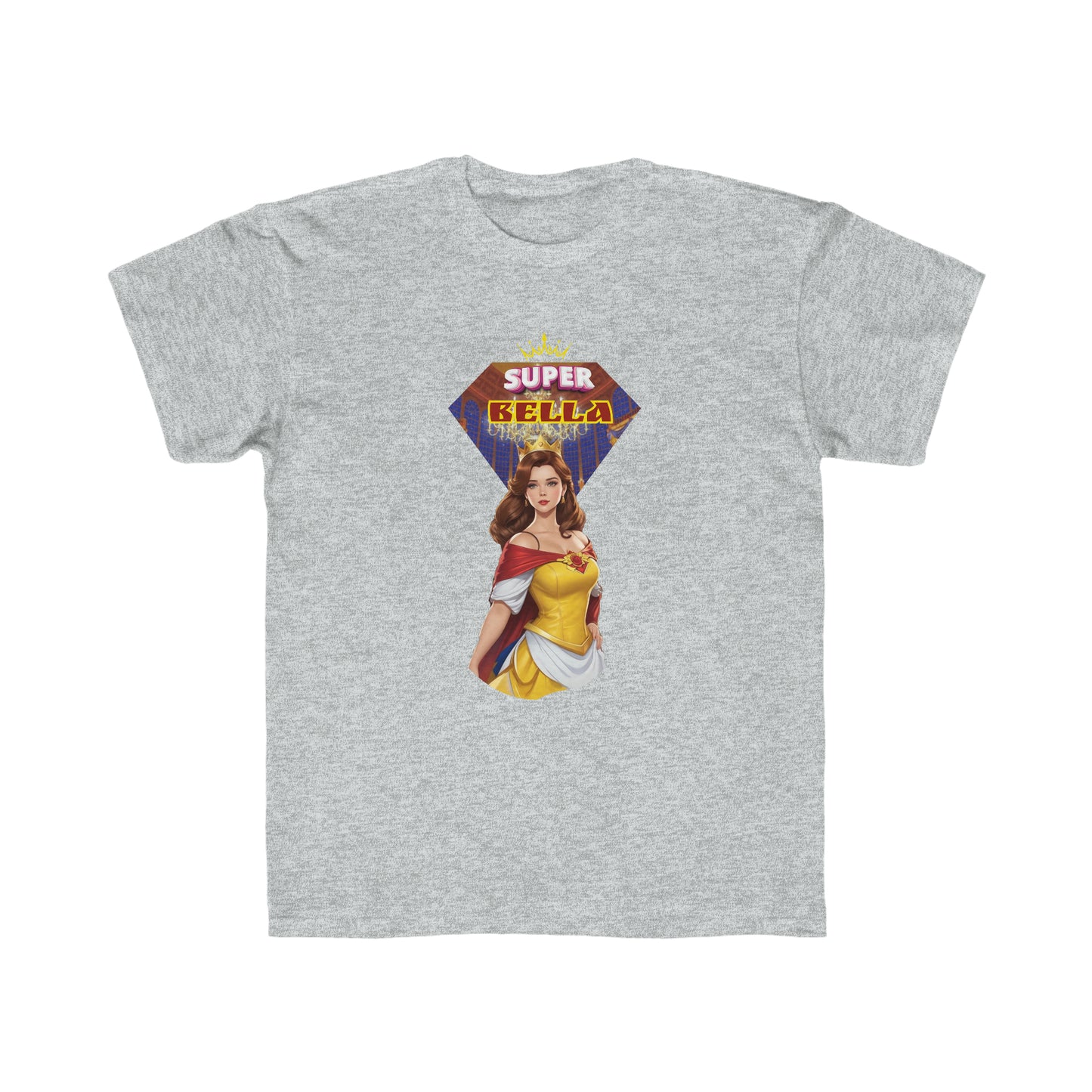 Camiseta de corte regular para niños - Princesas Heroína Bella