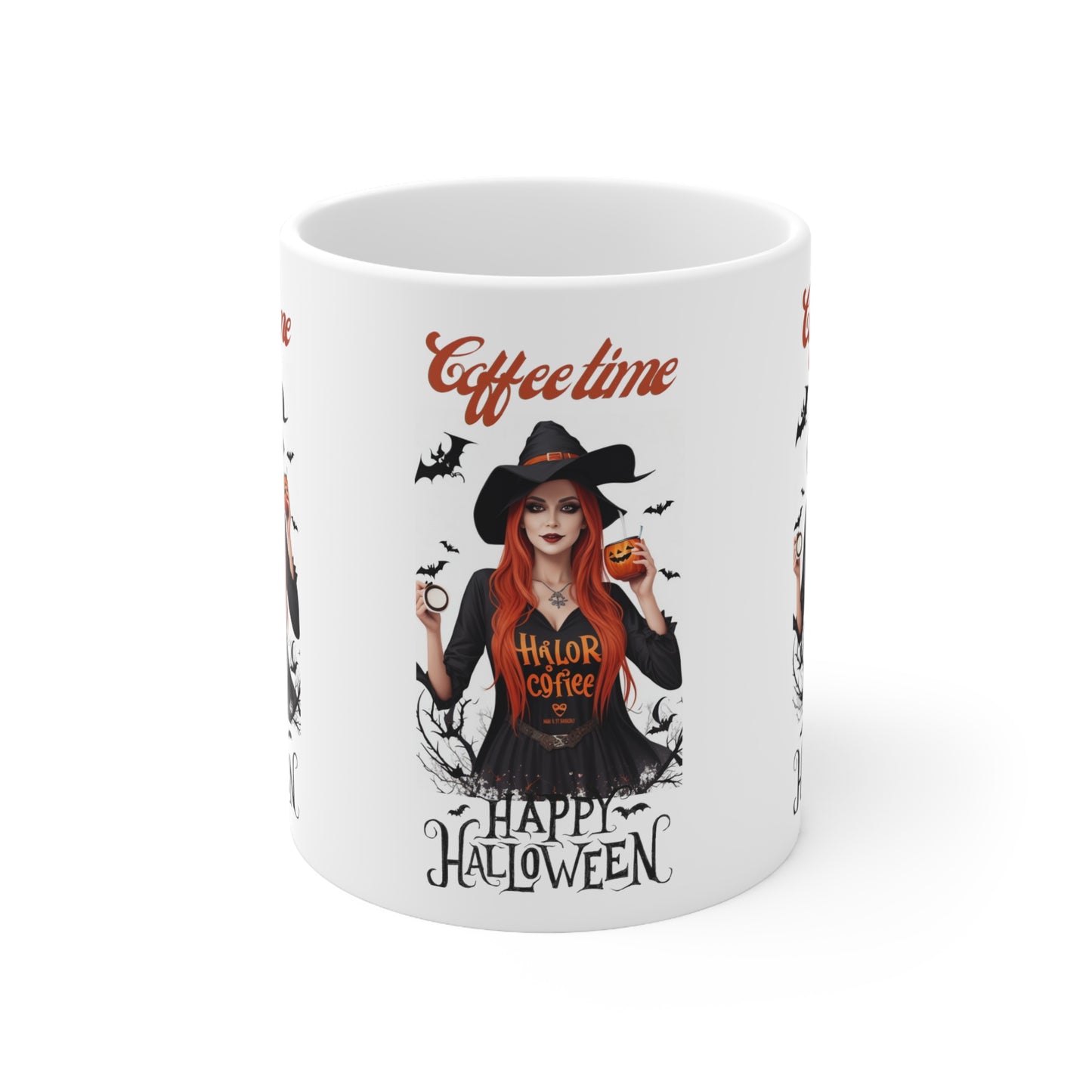 Mug en céramique 11oz - Sorcière d'Halloween - 05