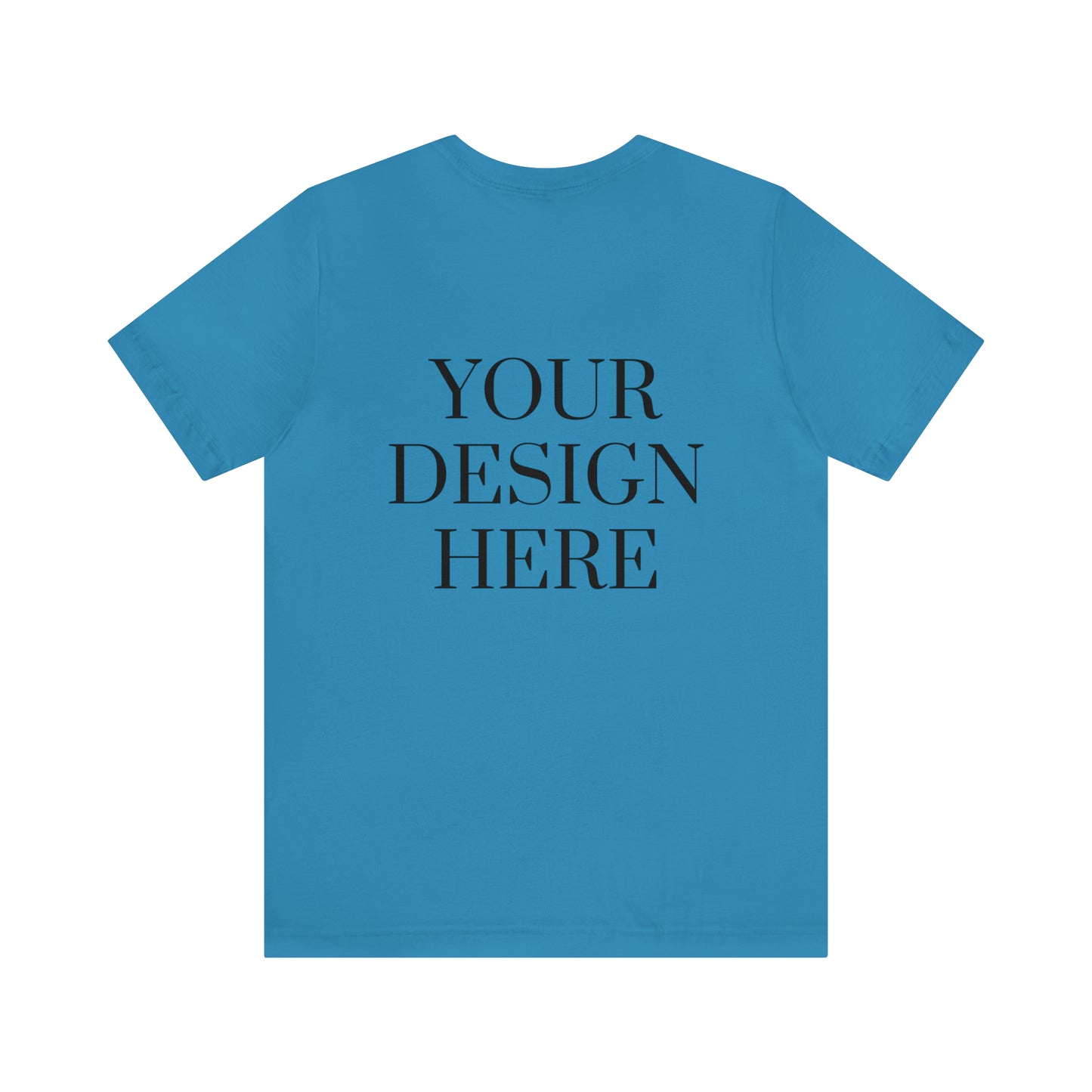 Camiseta de manga corta unisex Jersey - Personalizada - Tu diseño aquí - 01