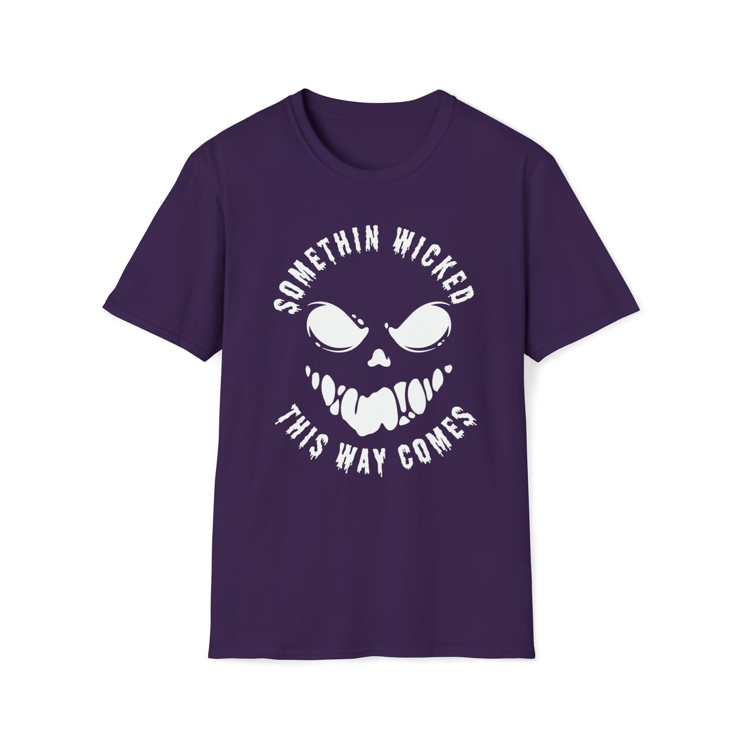 T-shirt softstyle unisexe - Halloween - Quelque chose de méchant - 01