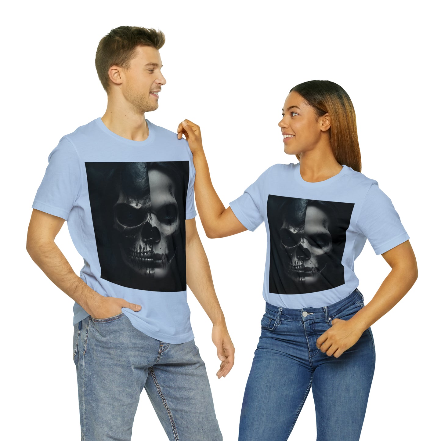 Camiseta de manga corta Unisex Jersey - Halloween Witch man AI - 04