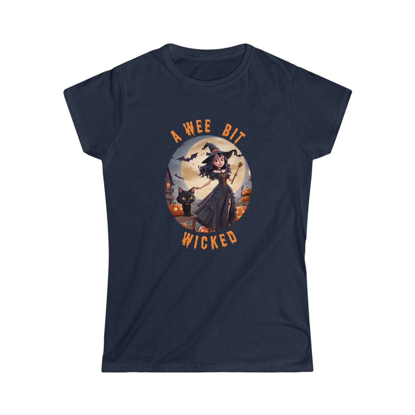 Tee-shirt Softstyle pour femmes - Halloween - Un tout petit peu méchant - 02